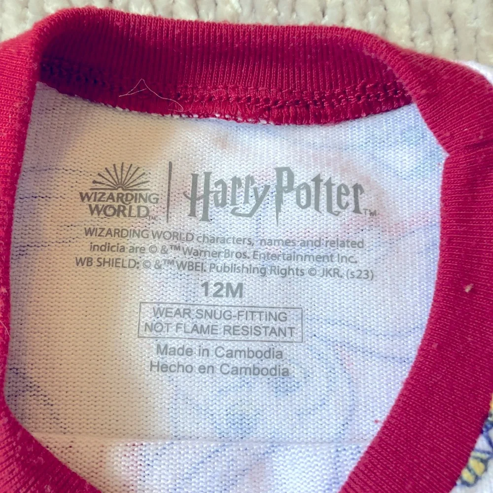 Harry Potter‎ Hedwig Pajama Set 12 Months Long Sleeve